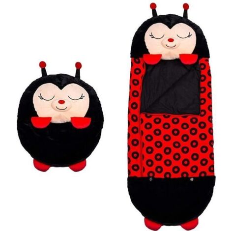 Mignon Sac de Couchage Enfant Duvet Enfant avec Oreiller 13750cm pour Happy Nappers Rouge