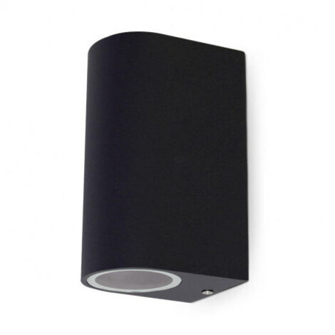 MIIDEX APPLIQUE EXTÉRIEURE ALTESSE BIDIRECTIONNELLE ARRONDIE IP44 230V GU10 ANTHRACITE - 70032