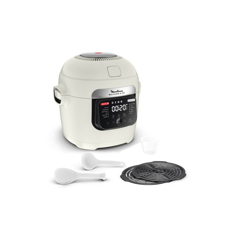 Mijoteur Moulinex Multicook & Fry MZ7311 1200 w Blanc