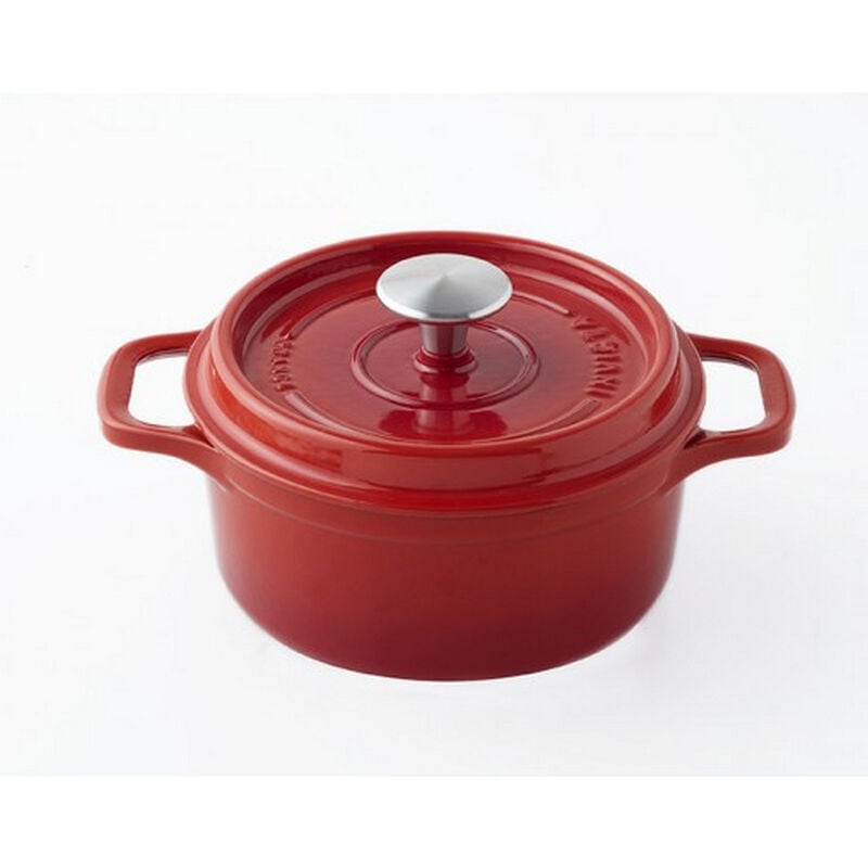 Invicta - Cocotte ronde en fonte émaillée 28cm rubis puv402280