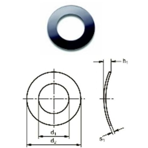 MIKALOR arandela muelle din 137a mikalor 7,4mm , 0CIENTOS