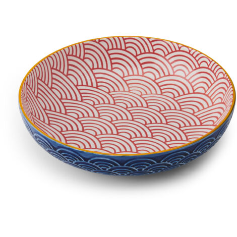 Mikasa blaugewölbte Keramikschale, 21 cm