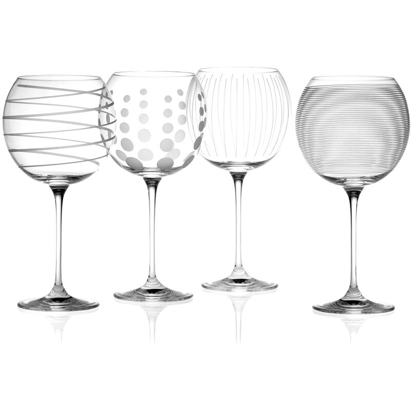 Mikasa Cheers Set Of 4 Balloon Glasses in Clear
