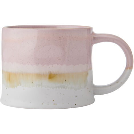 Mikasa - Reaktive Emaille-Tasse (450 ml), rosa