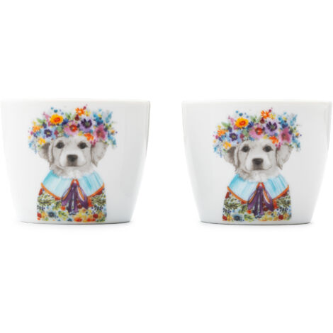 Mikasa - Set of 2 bols pour chiots, diamètre 5 x hauteur 4 cm