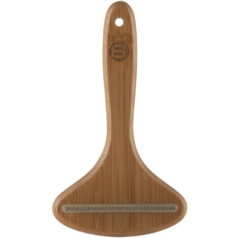 Mikki Slanatore Anti-Grovigli In Bambù, Per Pelo Medio/Doppio, Per Cani E Gatti, Realizzato Con Bambù Sostenibile, Per Rimuovere Grovigli E Nodi Dal Pelo, Medio - 80 g