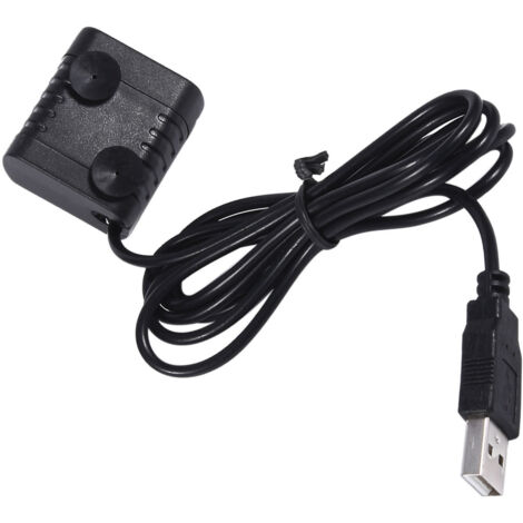 Mikro-Gleichstrom-5V-bürstenlose Tauchpumpe für Aquarium/Springbrunnen mit USB-Anschluss und Hochleistungs-ABS-Gehäuse IP68 (200 l/h, 0,8 m, -2060 °C)