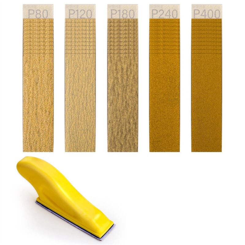 Image of Mikro-Schleifset mit 50-teiligem Schleifpapier, Nass-Trocken-Detail-Schleifpapier