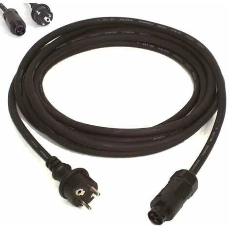 APEX Mikro Wechselrichter Anschlusskabel 5m Balkonkraftwerk EN030 Schuko Solar 15822