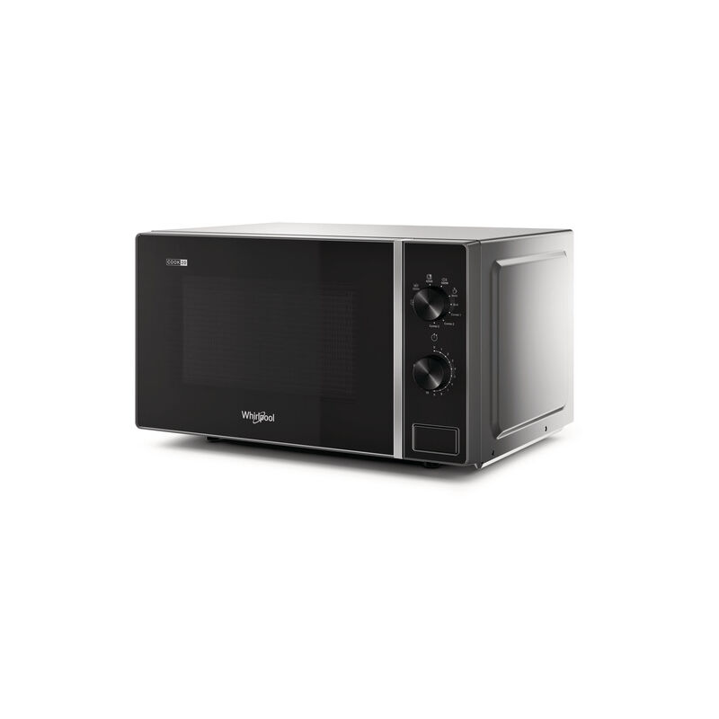 Image of Mwp 103 sb Superficie piana Microonde con grill 20 l 700 w Nero, Argento - Whirlpool