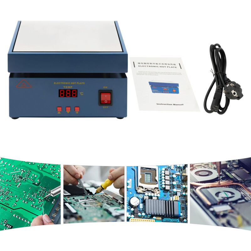 Image of Mikrocomputer Elektrisch Heizplatte Vorwärmen Löten Vorheizen Bahnhof Schweißer