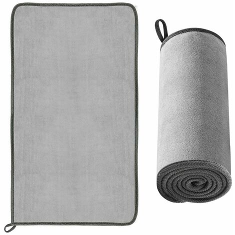 Mikrofaser Auto Trockentuch 40x80cm grau