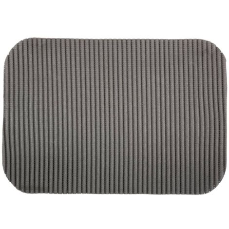Mikrofaser-geschirrteppich 32x44,5cm grau - 5five