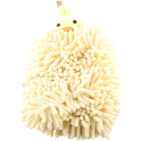 Mikrofaser-Handtuch für Kinder, weich und saugfähig, mit Aufhängeschlaufe mit Cartoon-Motiv, für Bad, Küche und Toilette