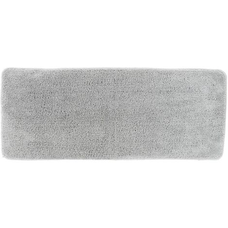 Mikrofasermatte doppelwaschbecken 50x120 cm latexunterseite - hellgrau - Tendance