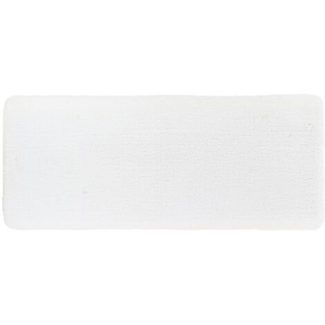 Mikrofasermatte doppelwaschbecken 50x120 cm latexunterseite - weiss - Tendance