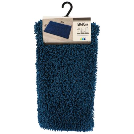 Mikrofaserteppich kleine raupe 50x80 cm - pfauenblau - Tendance