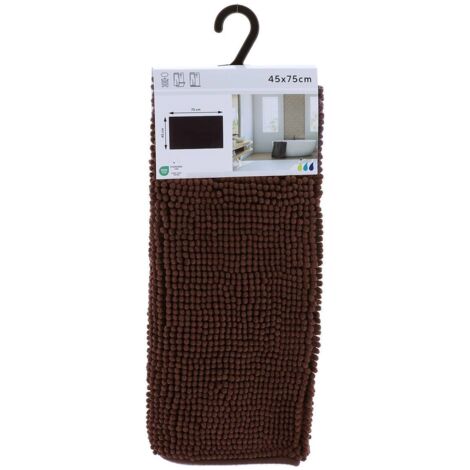 Mikrofaserteppich kugeln uni 45x75cm - braun - Tendance