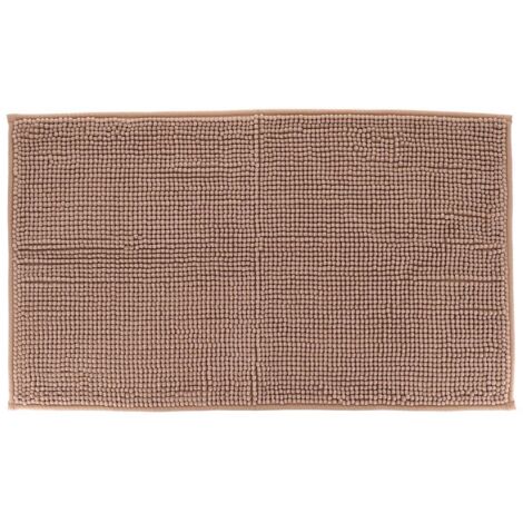 Mikrofaserteppich kugeln uni 45x75cm - cappuccino - Tendance