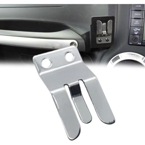 Mikrofonklemme aus Edelstahl für CB-/Amateurfunkgeräte (VHF) für Wohnmobile, Jets und Yachten, 2,5 cm x 1-7/8 Zoll