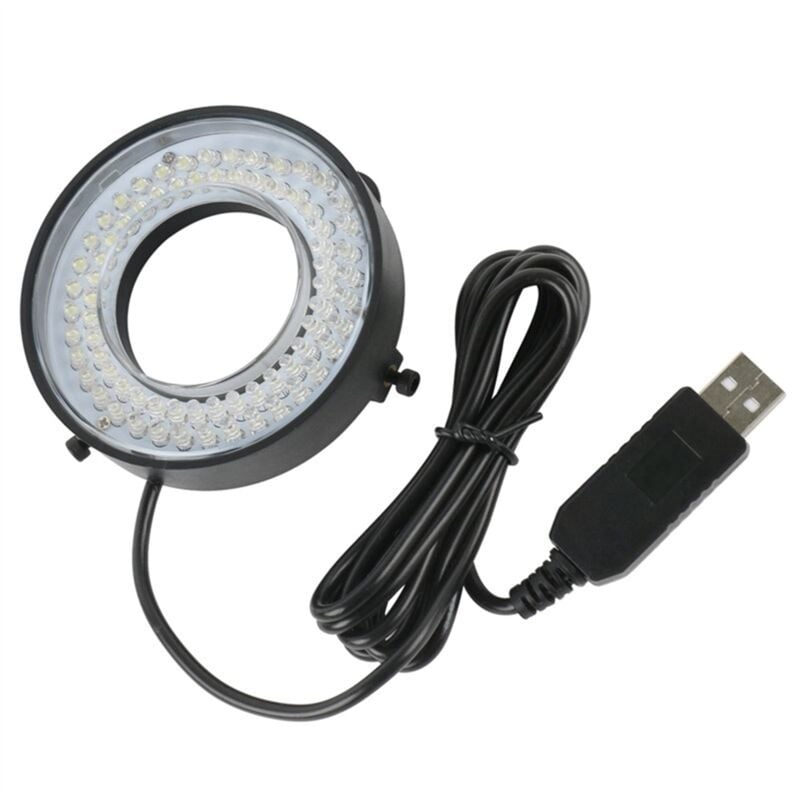 Image of Tlily - Mikroskop-LED-Ringlicht-Beleuchtungslampe für Mikroskop-Kreislicht-Industriemikroskopkamera