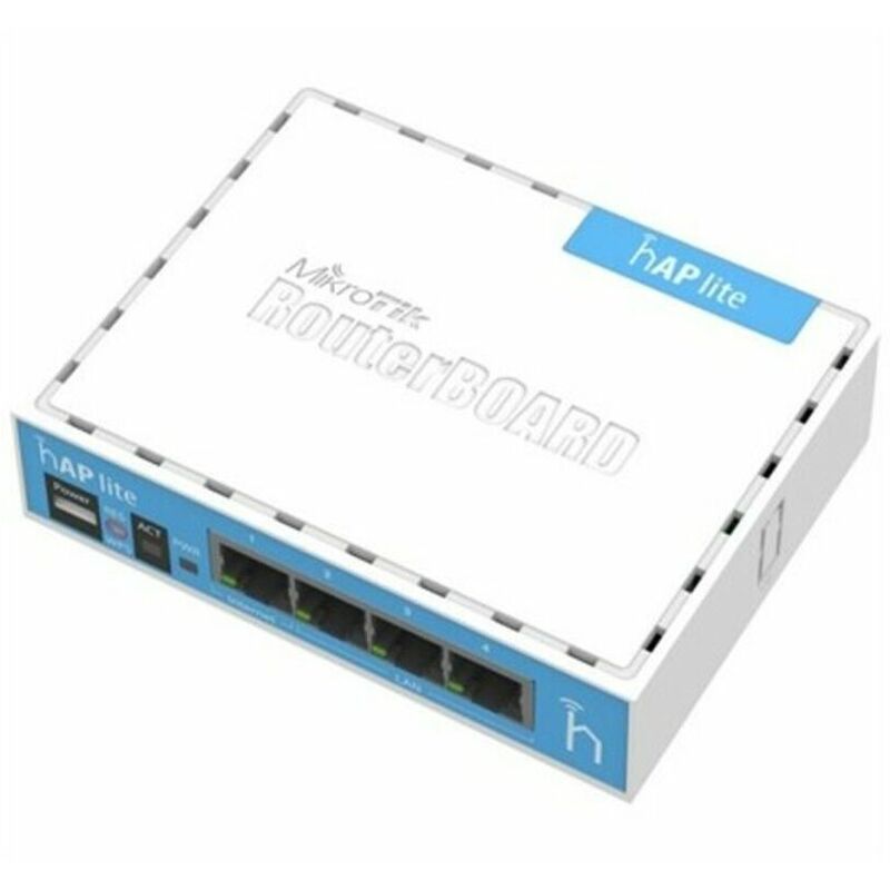 

Router RB941-2nD 300 Mbits/s 2.4 GHz LAN WiFi Blanco Azul - Mikrotik