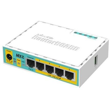 MikroTik RouterBOARD hEX PoE lite con RB750UPR2