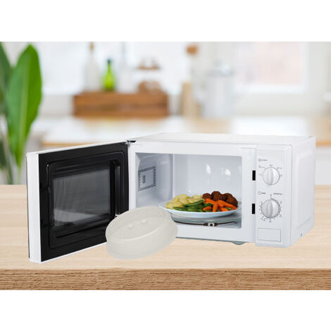 Mikrowelle 20L, Timer 5 Stufen 700Watt & Abdeckhaube