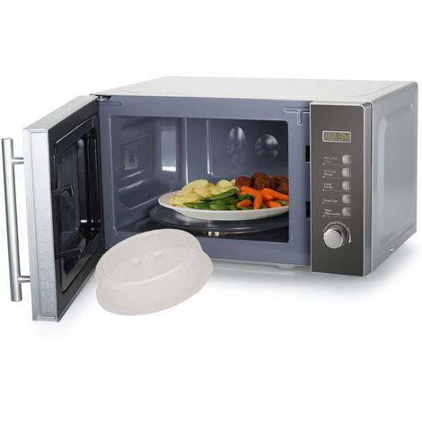 Mikrowelle 20Ltr. 8 Programme & Grill, 800Watt & Abdeckhaube