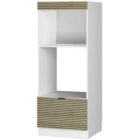 Mikrowellenschrank Fame-Line, Eiche Paneel, 60 cm offen, Vicco
