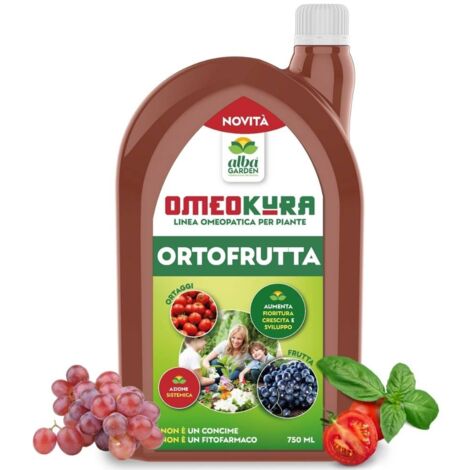 Mikura Ortofrutta Ricostituente Protettivo Preparato Omeopatico per Difesa e Rinforzo Piante x 750 ml