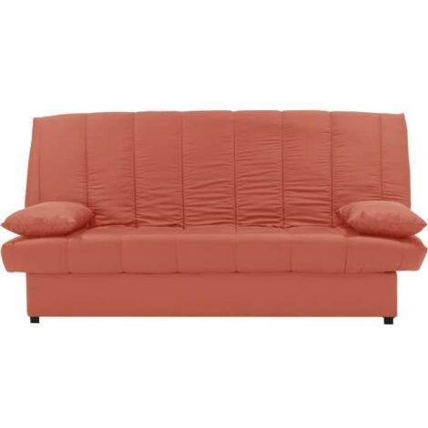 Mila Banquette clic clac Terracotta 190 cm confortable