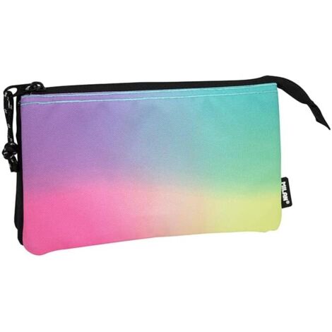 MILAN ESTUCHE PORTATODO 5 COMPARTIMENTOS SUNSET NEGRO
