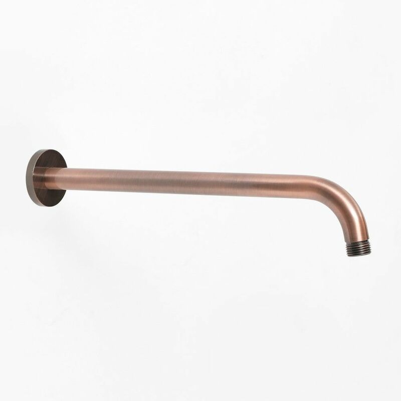 Amara - Wall Mounted Arm for Shower Head - Brushed Copper - Milano