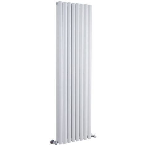 Milano Aruba - 1780mm x 472mm Modern Vertical Column Double Panel Designer Radiator – White