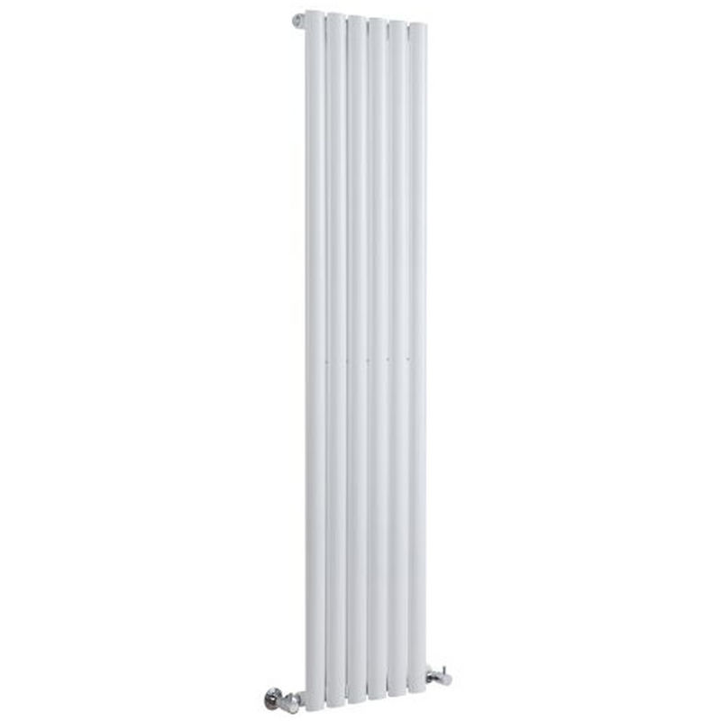 Milano - Aruba - 1780mm x 354mm Modern Vertical Column Single Panel Designer Radiator – White