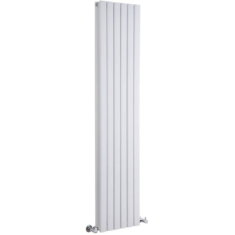 Milano - Capri - Modern White Vertical Column Double Flat Panel Designer Radiator – 1600mm x 354mm