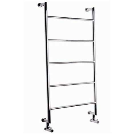 Milano Derwent Chrome Ladder Style Heated Towel Rail Radiator - 1142mm x 527mm