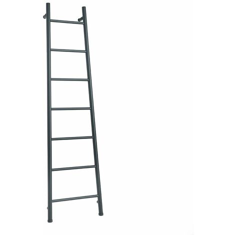 Milano Indus 1800mm x 500mm Floorstanding Heated Towel Rail Radiator - Anthracite