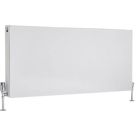 main image of "Milano Mono – Modern White Type 21 Central Heating Double Flat Panel Plus Horizontal Convector Radiator - 600mm x 1400mm"