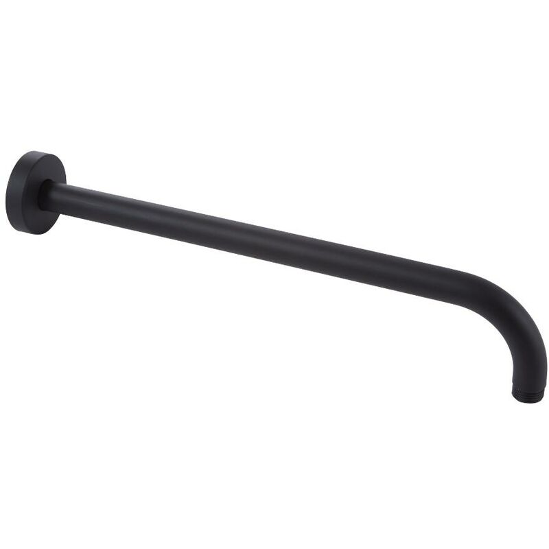 Nero – Modern Wall Mounted Arm for Shower Head - Black - Milano