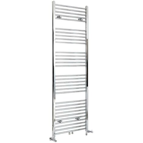 Milano Neva Chrome Dual Fuel Electric Heated Towel Rail Radiator - 1785mm x 600mm