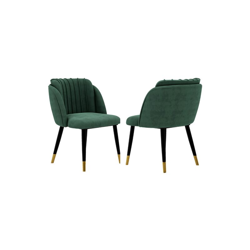 Milano Velvet Chair | Gold Tips | Living Room | Office Chair | Dining Chair | Velvet Chair |