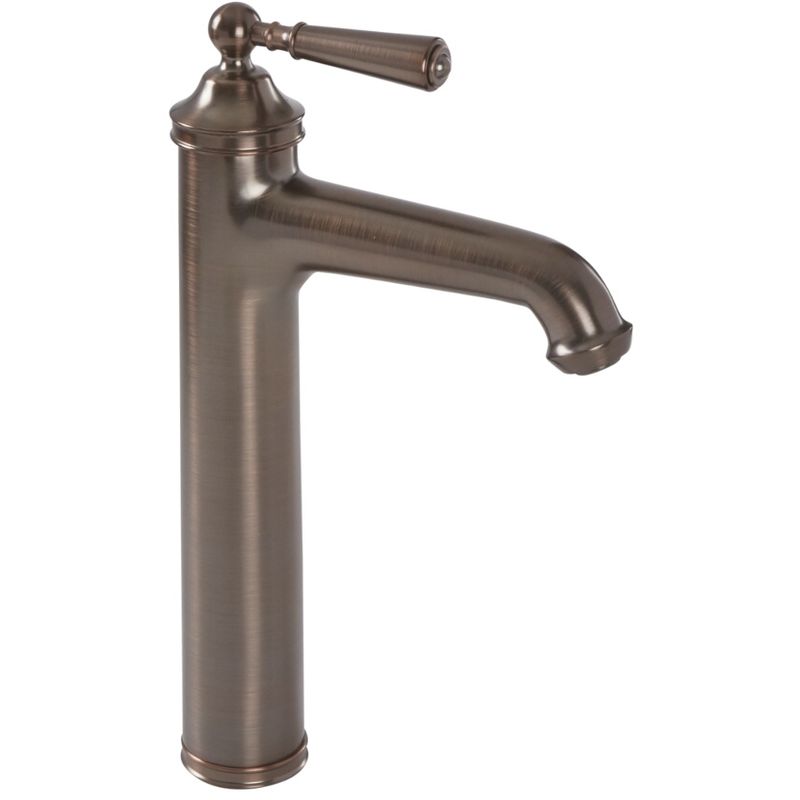 Washington - Traditional High Rise Mono Basin Mixer Tap with Lever Handle - Oil Rubbed Bronze - Milano