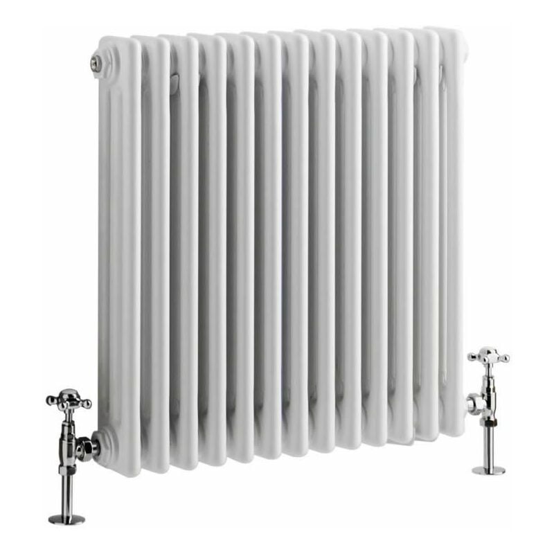 300 x 605 mm Traditional Column Radiators Horizontal Double Panel Cast Iron Central Heating Rads