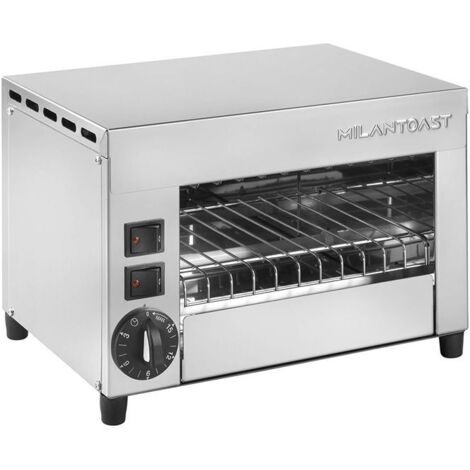 MilanToast 14701 Tostiera a 2 Posti Timer 15 Minuti