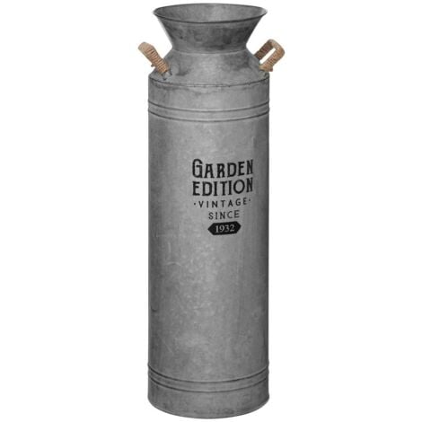 ATMOSPHERA Milchkanne im Retro-Stil, Metall, 62 cm