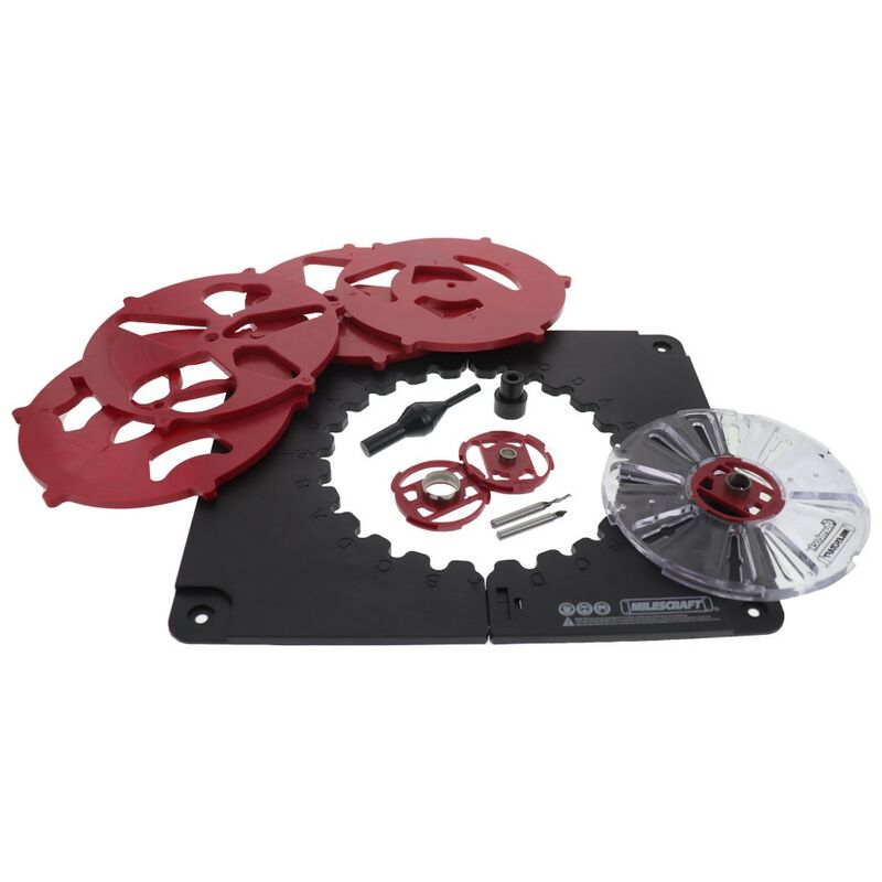 MILESCRAFT Accessoire pour defonceuse, motifs et incrustations