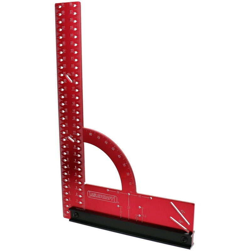 Milescraft - Equerre MC-Carré 300 x 200 mm - lecture angulaire