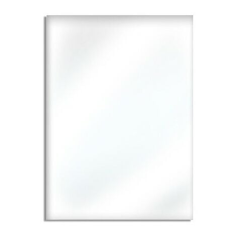 Miley - specchio bagno rettangolare con telaio, dimensioni  90 x 80 cm